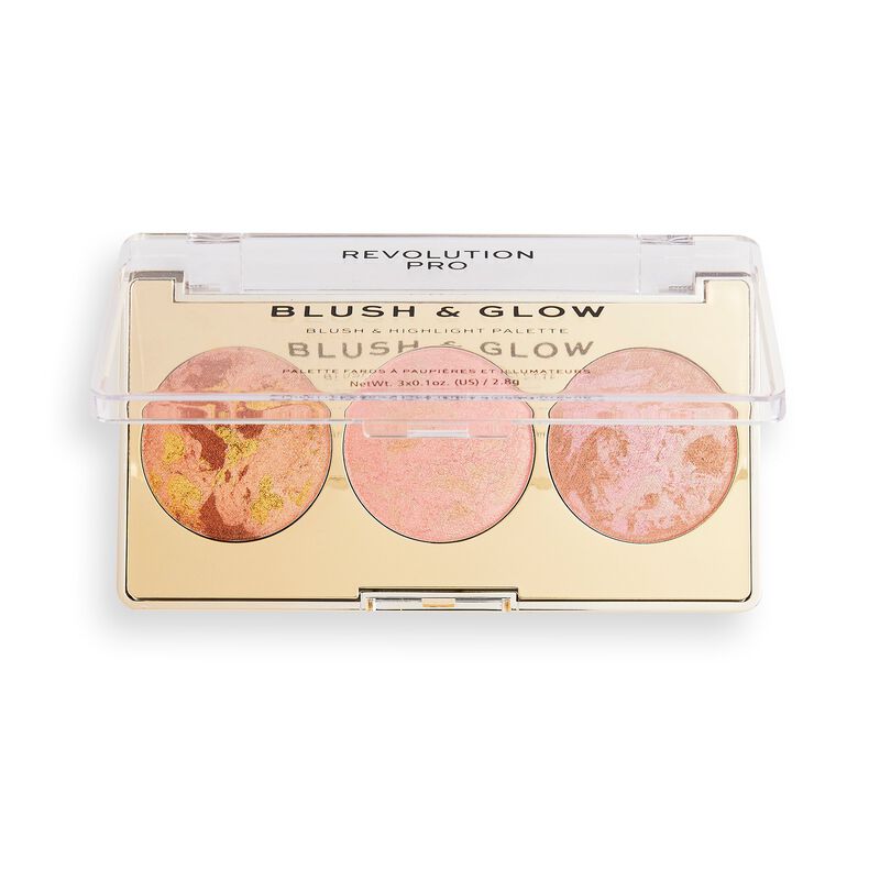 Revolution Pro Blush & Glow Palette Peach Glow - HOK Makeup