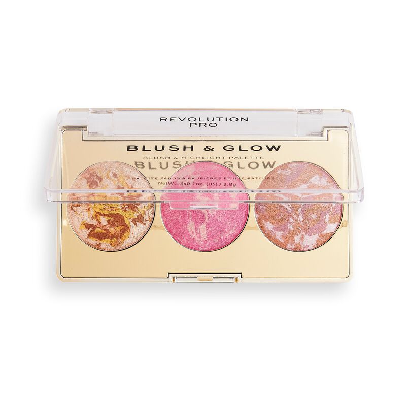 Revolution Pro Blush & Glow Palette Rose Glow - HOK Makeup