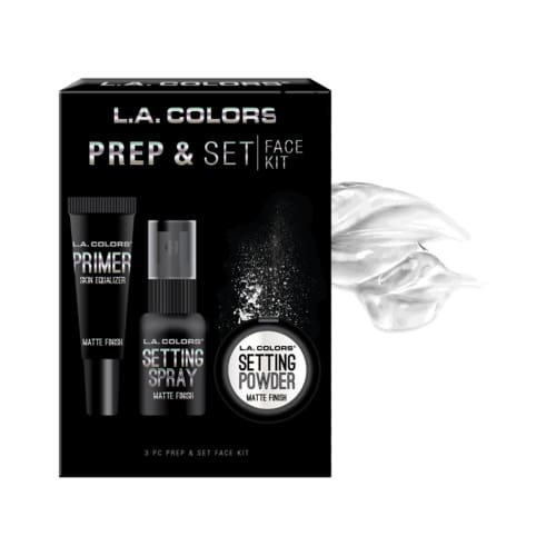 L.A. Colors 3pc Prep and Set Face Kit