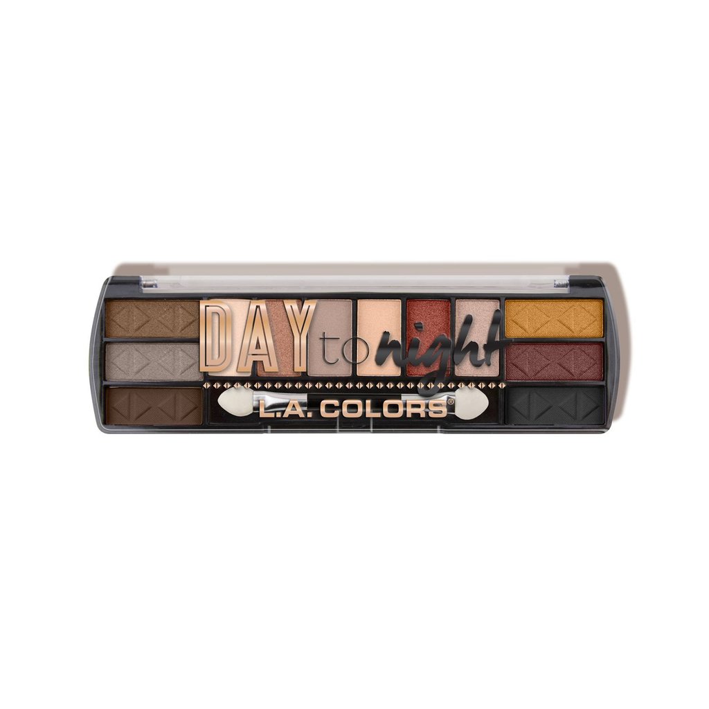 L.A. Colors Day to Night 12 Color Eyeshadow - Sundown