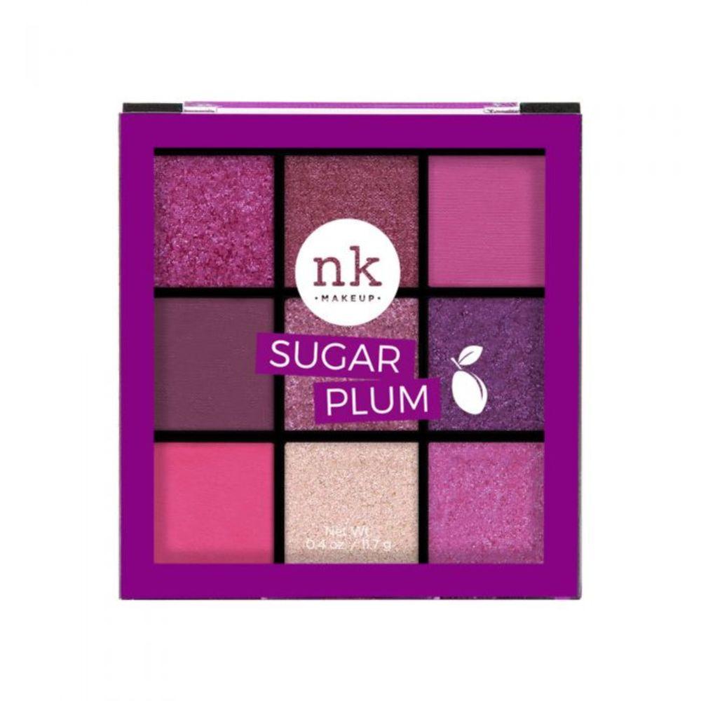 Nicka K Nine Color Eyeshadow Palette - Sugar Plum - HOK Makeup